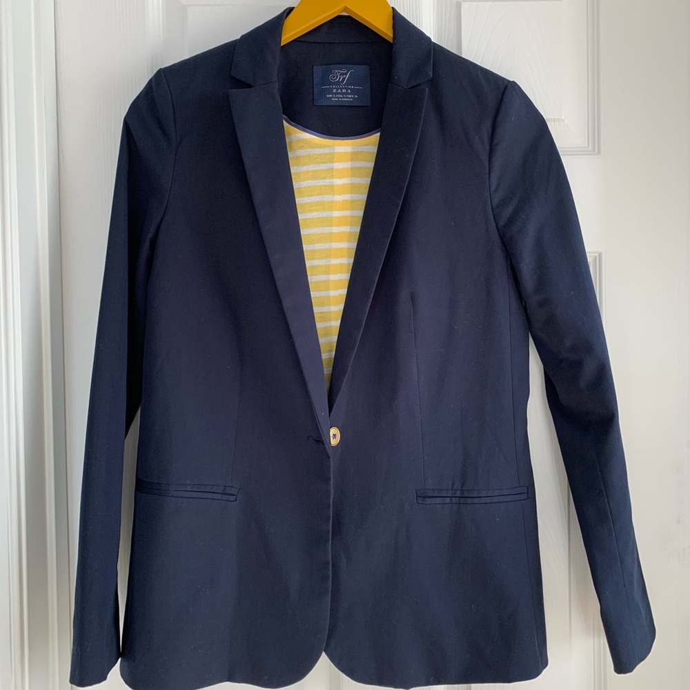 Basic Zara Navy blazer